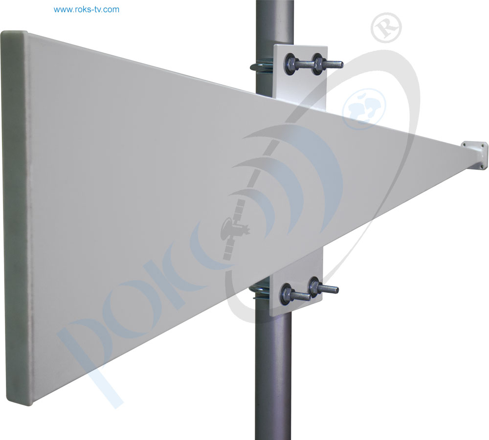 Long sector antenna ku band v pol 90 deg   side